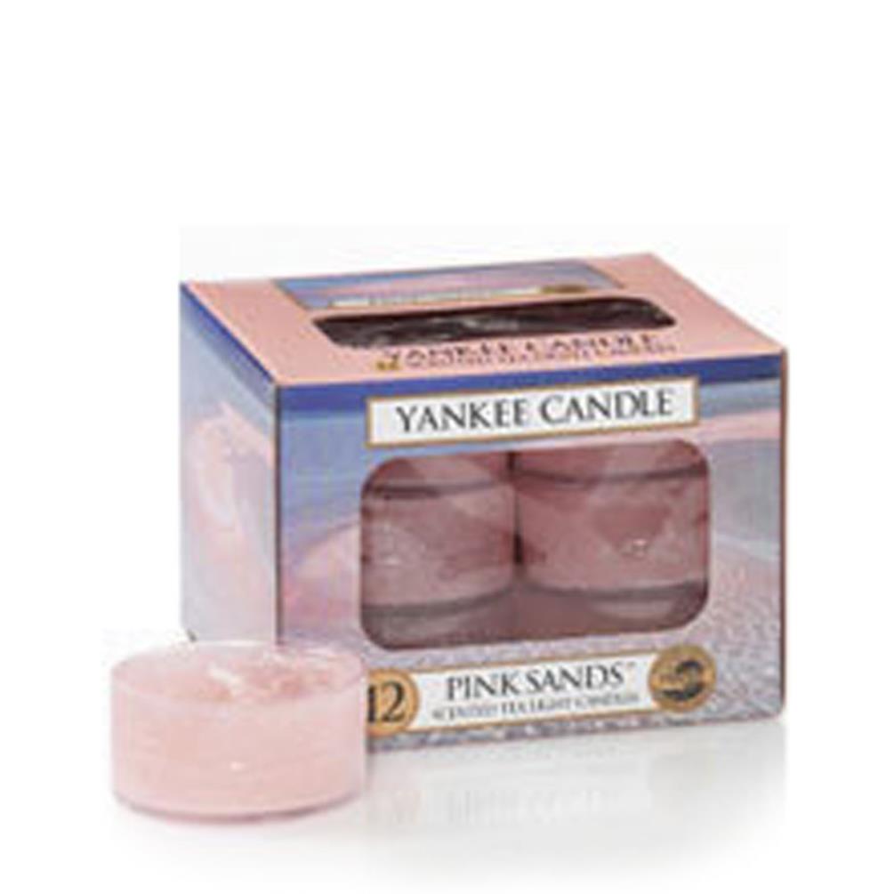 Yankee Candle Pink Sands Tea Lights (Pack of 12) £4.19